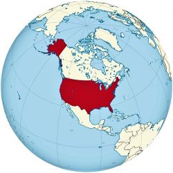 mapa estados unidos