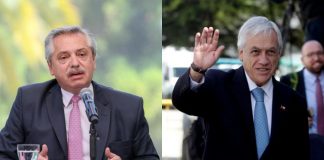 Alberto Fernández inicia una visita de Estado a Chile