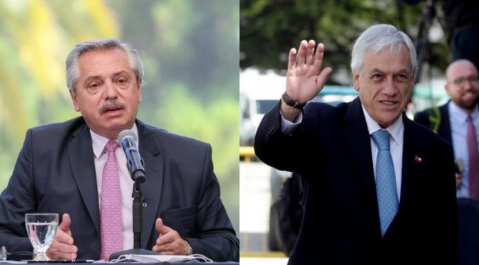 Alberto Fernández inicia una visita de Estado a Chile