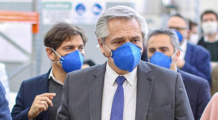 Alberto Fernández dio positivo de coronavirus