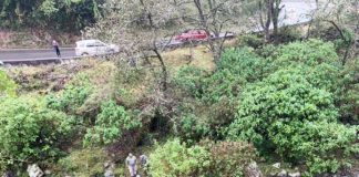 Tafí del Valle | Cayeron al precipicio y de milagro no hubo heridos