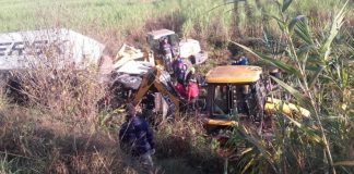 Autopista Famaillá-Tucumán| Salvaron a un camionero atrapado tras volcar