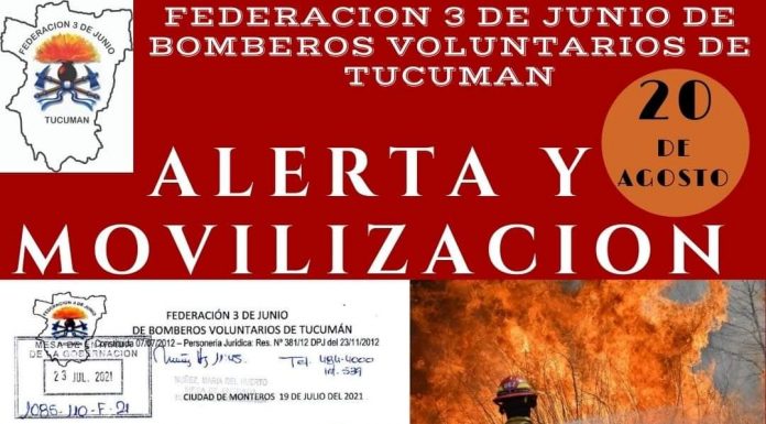 Bomberos Voluntarios | Alerta y movilización en toda la provincia
