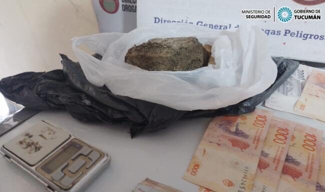 Villa Carmela | Decomisan casi medio kilo de marihuana