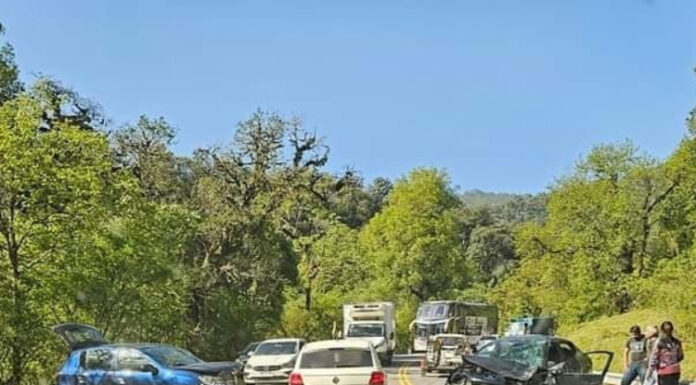 Triple choque en la ruta a Tafí del Valle