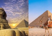 De visita en las pirámides de Egipto