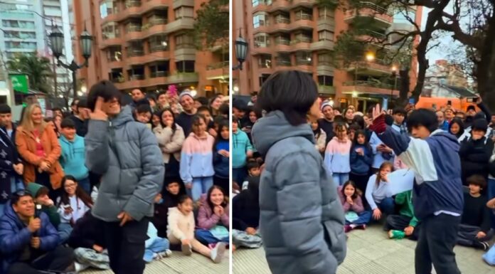 Multitudinaria reunión de jóvenes en Plaza Urquiza por el primer Torneo de Aura en Tucumán
