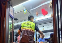 Se despliega fuerte operativo nocturno en colectivos en Los Ralos para prevenir robos